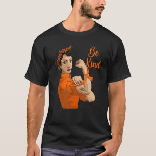Girls Rosie The Riveter Kindness Seid nett W T-Shirt