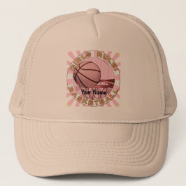 Girls Rule Basketball Truckerkappe