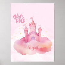 Girls Rule Palace auf der rosa Cloud
