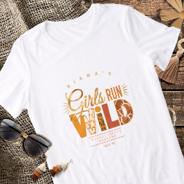 Girls Run Wild Safari Bachelorette ID1148 Tri-Blend Shirt