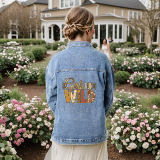 Girls Run Wild Safari Junggesellinnenabschied ID11 Jeansjacke