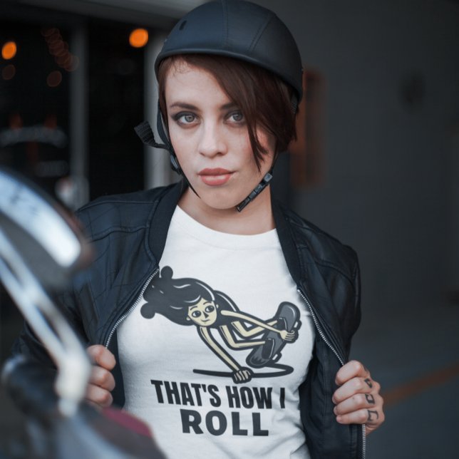 GIRLS SKATEBOARD SKATEBOADER T - SHIRT (Von Creator hochgeladen)