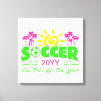 Girls Soccer Sunshine Palm Trees