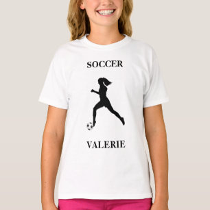 Girls Soccer T - Shirt