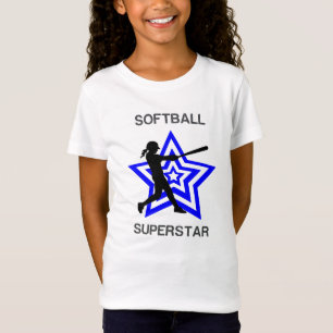 Girls Softball Superstar T - Shirt