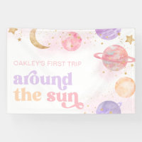 Girl's Space Party Banner
