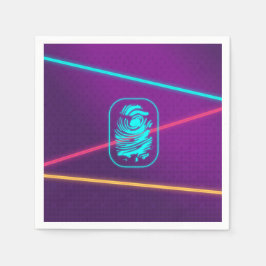 Girls Spy Party Laser Serviette