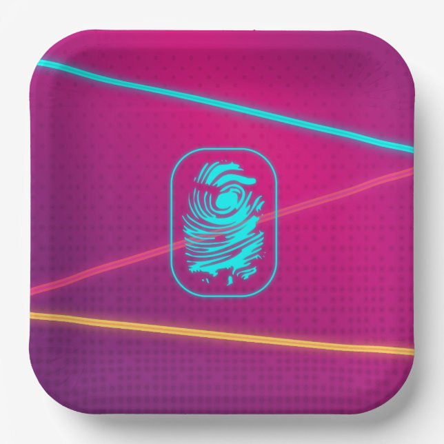 Girls Spy Party Laser Teller (Vorderseite)