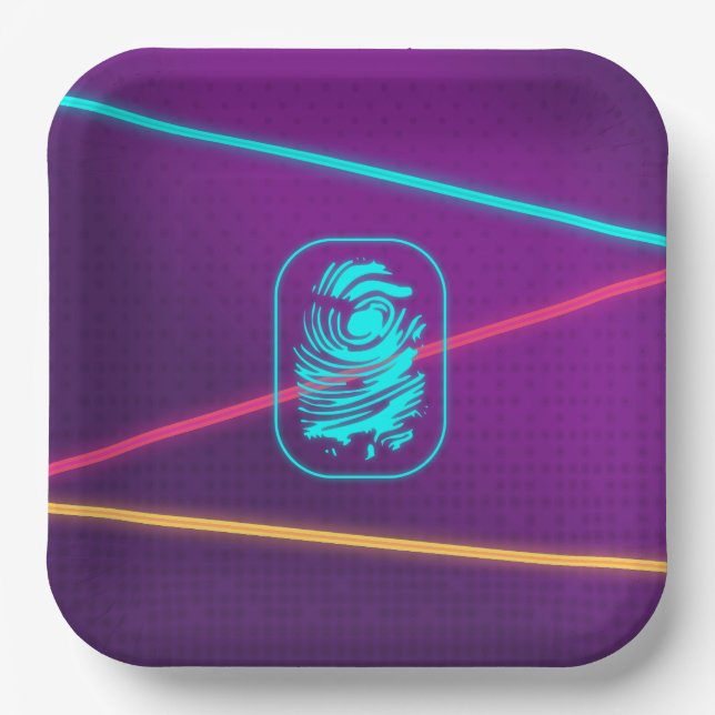 Girls Spy Party Laser Teller (Vorderseite)