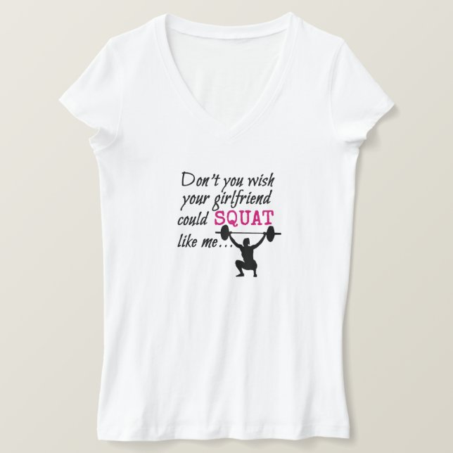 Girls Squat Tshirt (Design vorne)