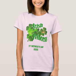 Girls St Patricks Day Irish Princess T - Shirt