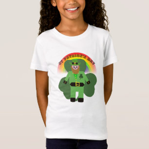 Girls St Patricks Day Leprechaun T - Shirt