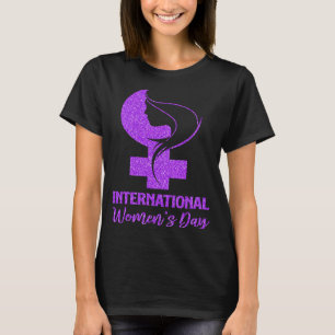 Girls Symbol International Women Day 8. März Wo T-Shirt