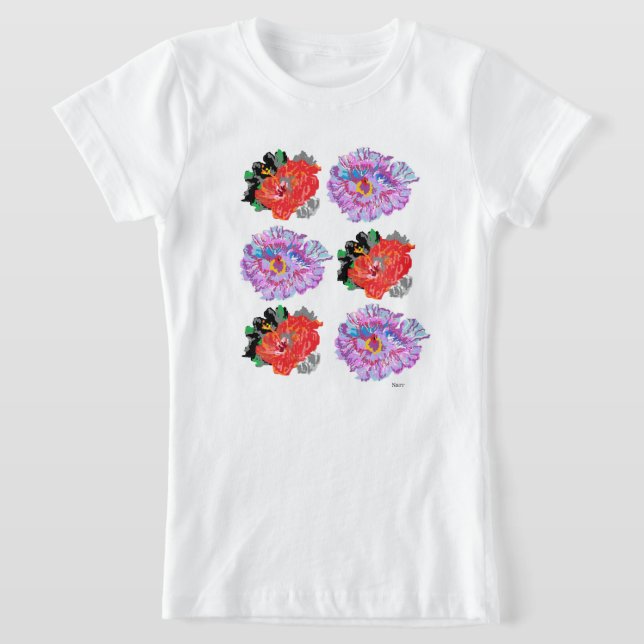 Girls T - Shirt Blume (Ablage )