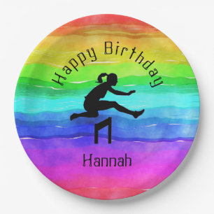 Girls Track & Field Rainbow Teller