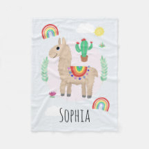 Girls Trendy und Modern Rainbow Llama Alpaca