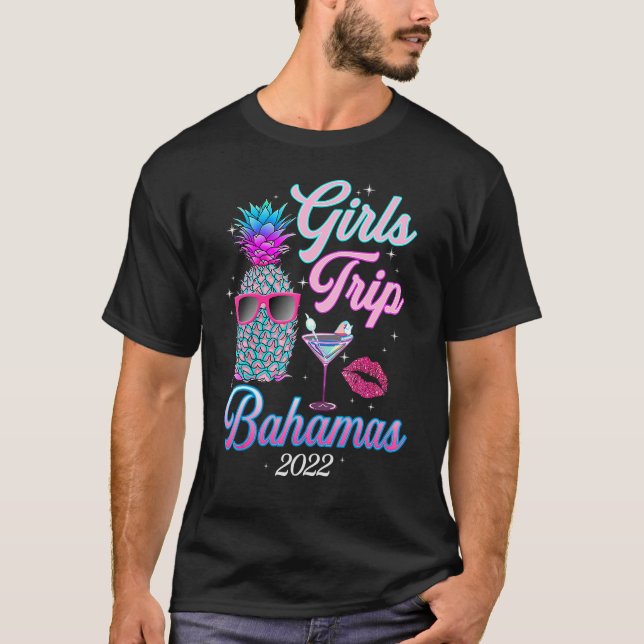 Girls Trip 2022 for Women Bahamas Bachelor Party T-Shirt (Vorderseite)