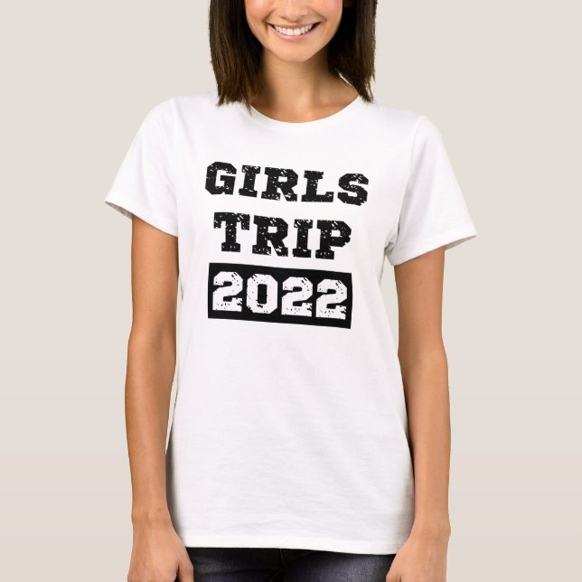 Girls Trip 2022 Girls Weekend Stadtrundgang T-Shirt (Vorderseite)