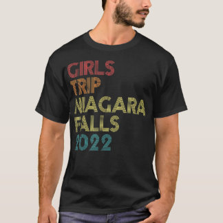 Girls Trip 2022 Niagara Falls Urlaub passende Vi T-Shirt