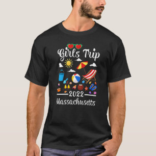 Girls Trip 2022 Sommerurlaub Massachusetts Strand T-Shirt