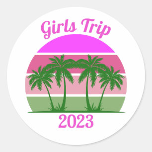 Girls Trip 2023 Runder Aufkleber