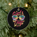 Girls Trip 2024 Summer Beach Vacation 2024 Keramik Ornament<br><div class="desc">Girls Trip 2024 Summer Beach Vacation 2024</div>
