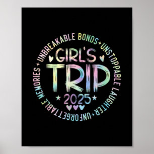 Girls Trip 2025 Frauen Wochenende Urlaub Passend B Poster