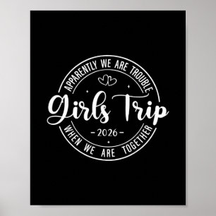 Girls Trip 2026 Frauen Wochenende Urlaub Passende Poster