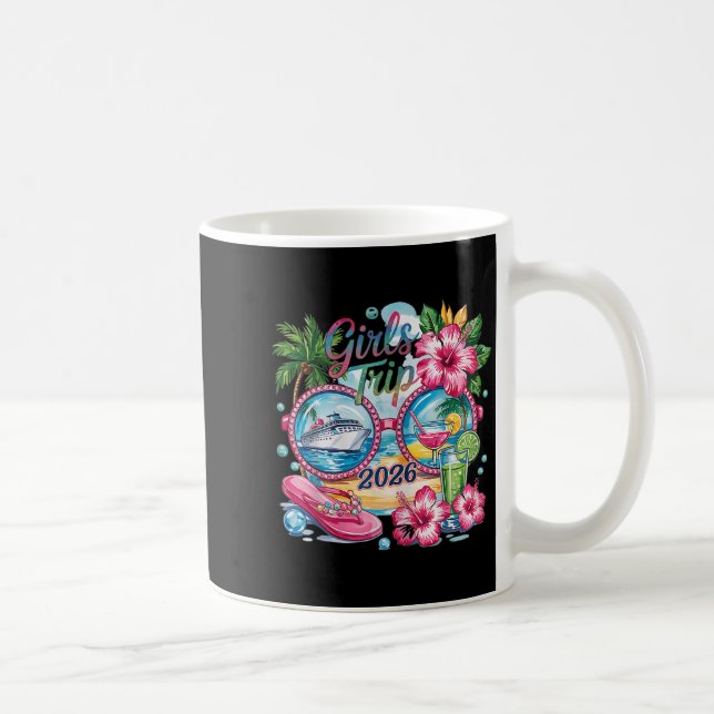 Girls Trip 2026 Sommerreise Urlaub Bestie Vacati Kaffeetasse (Rechts)