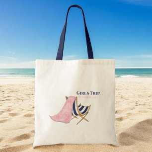 Girls Trip Beach Chair Custom Tragetasche