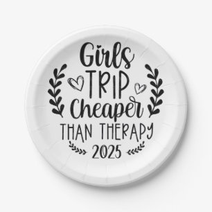 Girls Trip billiger als Therapie 2025 Pappteller