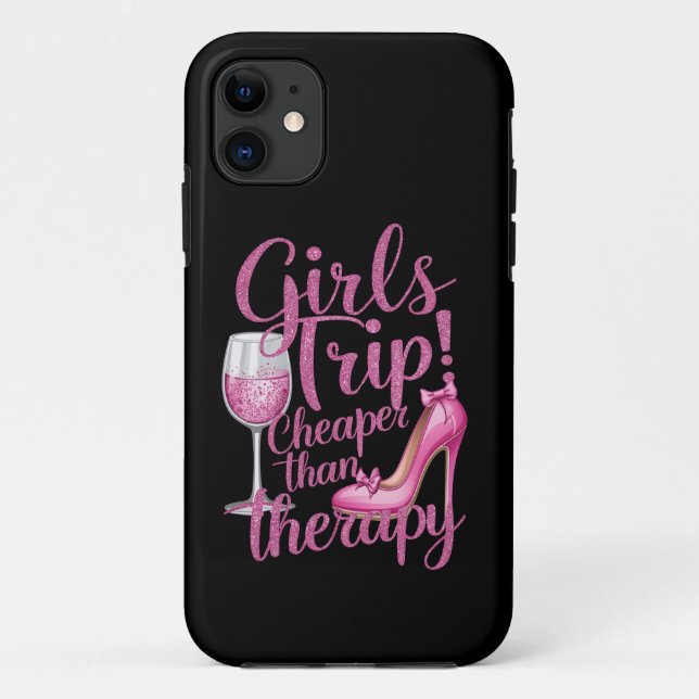 Girls Trip billiger als Therapiewochenende Party Case-Mate iPhone Hülle (Rückseite)