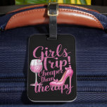 Girls Trip billiger als Therapiewochenende Party Gepäckanhänger<br><div class="desc">Girls Trip billiger als Therapiewochenende Party</div>