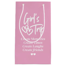 Girls Trip Create Memories Pink Kleine Geschenktüte