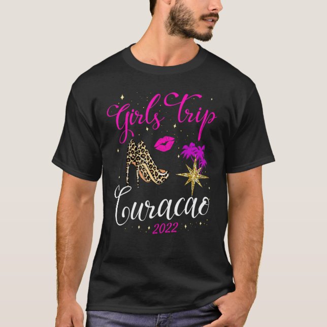 Girls Trip Curacao 2022 für Frauen Wochenende, Geb T-Shirt (Vorderseite)