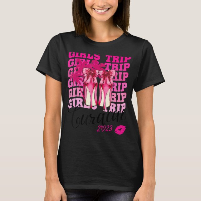Girls Trip Curacao 2023 für Frauen Wochenende, Geb T-Shirt (Vorderseite)