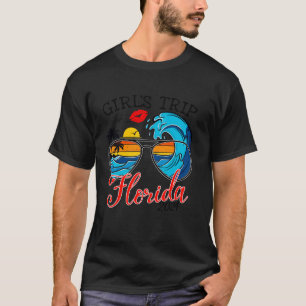 Girls Trip Florida 2024 Beach Womens Weekend Birth T-Shirt
