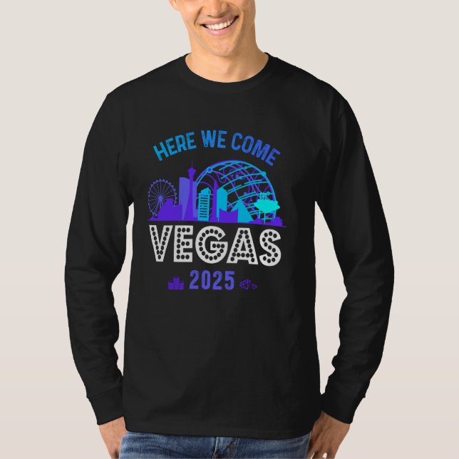 Girls Trip Las Vegas 2025 Birthday Squad Family He T-Shirt (Vorderseite)