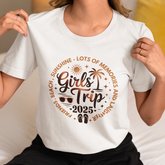 Girls Trip Matching Besties Sommerurlaub Reisen T-Shirt (Von Creator hochgeladen)