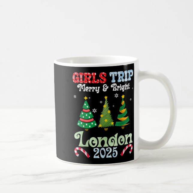 Girls Trip Merry Bright Christmas In London Vacati Kaffeetasse (Rechts)