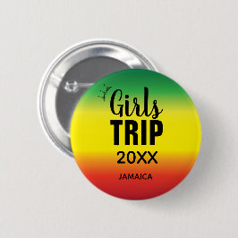 Girls Trip mit Crown Year & Name Green Yellow Red Button
