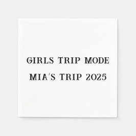 Girls Trip Mode Custom Party Napkins - Sommer 2025 Serviette