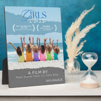"Girls Trip" Movie Poster Award Plaque Fotoplatte