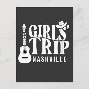 Girls Trip Nashville 2025 Urlaub Sommer Feiertagspostkarte