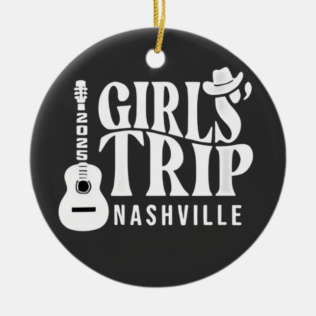 Girls Trip Nashville 2025 Urlaub Sommer Keramik Ornament (Vorne)