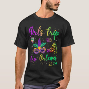 Girls Trip New Orleans 2024 Mardi Gras Maskottchen T-Shirt