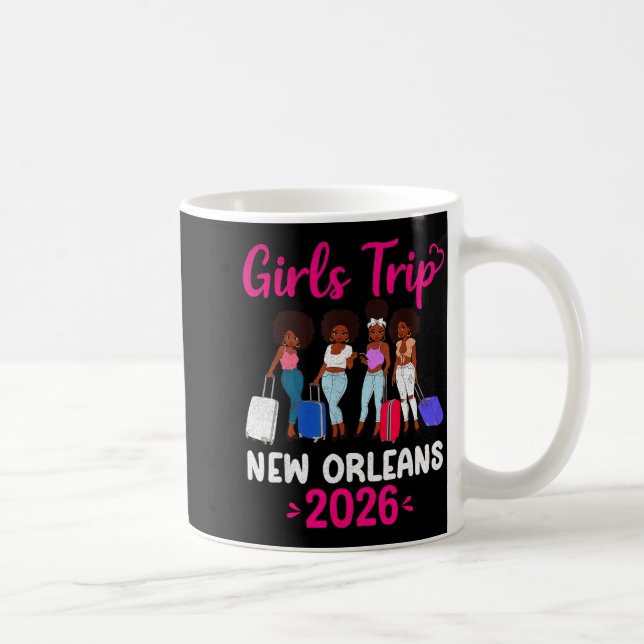 Girls Trip New Orleans 2026 Squad Matching Outfit  Kaffeetasse (Rechts)