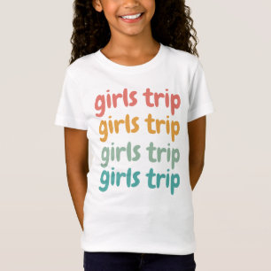 Girls Trip Niedlich Retro Girls Weekend Abenteuerr T-Shirt
