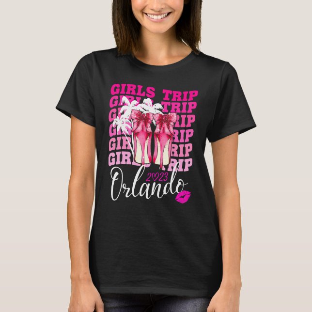 Girls Trip Orlando 2023 Women Weekend Birthday Par T-Shirt (Vorderseite)