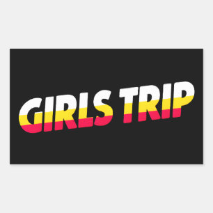Girls Trip Rechteckiger Aufkleber